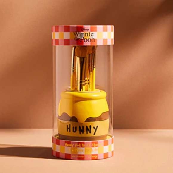 Winnie The Pooh Hunny Pot Brush Storage and Brush Bundle Set - Picture 4 of 4